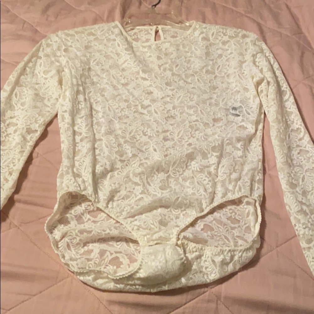 DKNY lace bodysuit Like New